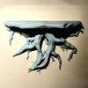 Plastic Driftwood Wall Floating Shelf 3D Printed Storage Stand  Bedroom Decor