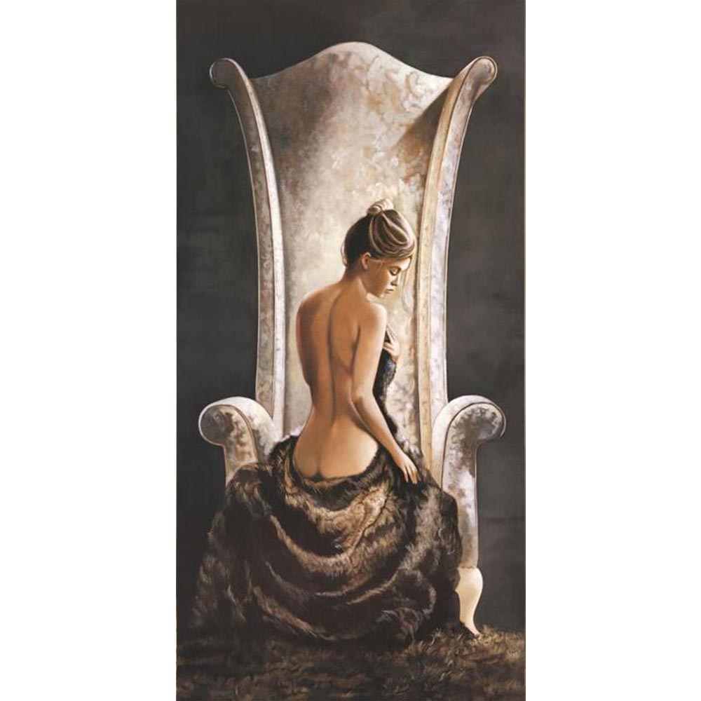 Vintage Nude Woman Oil Painting Printed On Canvas Sexy Figure Posters and Prints Wall Art Pictures for Living Room Home Decor
