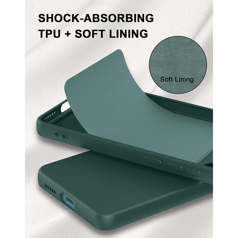 Жидкий силиконовый чехол для XiaoMi RedMi Note 13 Pro 5G/POCO X6 5G Жидкий силиконовый чехол, глобальная версия, защитный чехол для камеры всего тела, силиконовый чехол