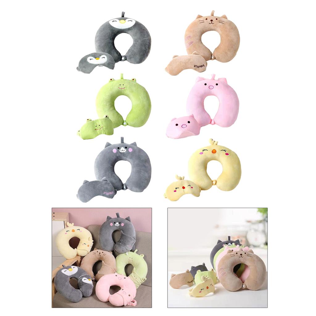 Мягкая и поддерживающая дорожная подушка для детей и взрослых Поддержка шеи для сна, путешествий и кемпинга