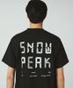Snow Peak Jikaro Firering Table Short Sleeve for Men and Size L T-Shirt TS-25AU004 T-Shirt Women, Black,