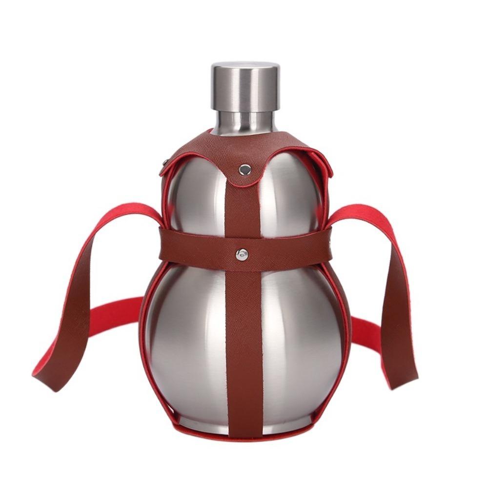 with Bottle Sleeve Liquor Flagon Large Capacity Water Bottle Outdoor