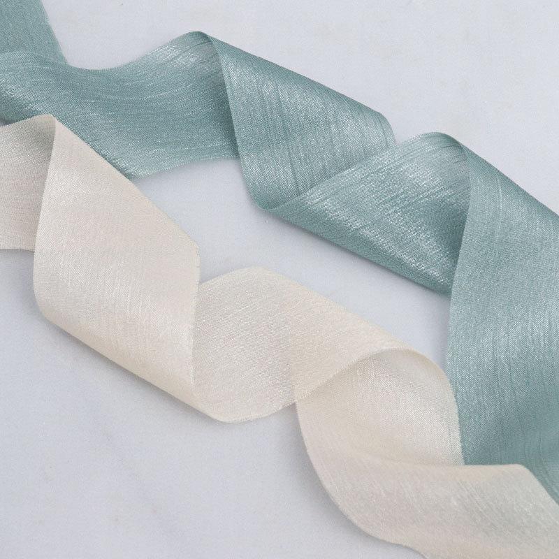 Лента из снежной марли, полосатая, плиссированная, микропрозрачная лента, ручная работа, бант, букет, пригласительный пакет, декоративный плетеный бант из ленты, цветок, ручная работа