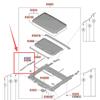 81647P6000 Направляющая люка в сборе Левая для Hyundai Santa Fe MX5 2024-2026 OEM 81647-P6000