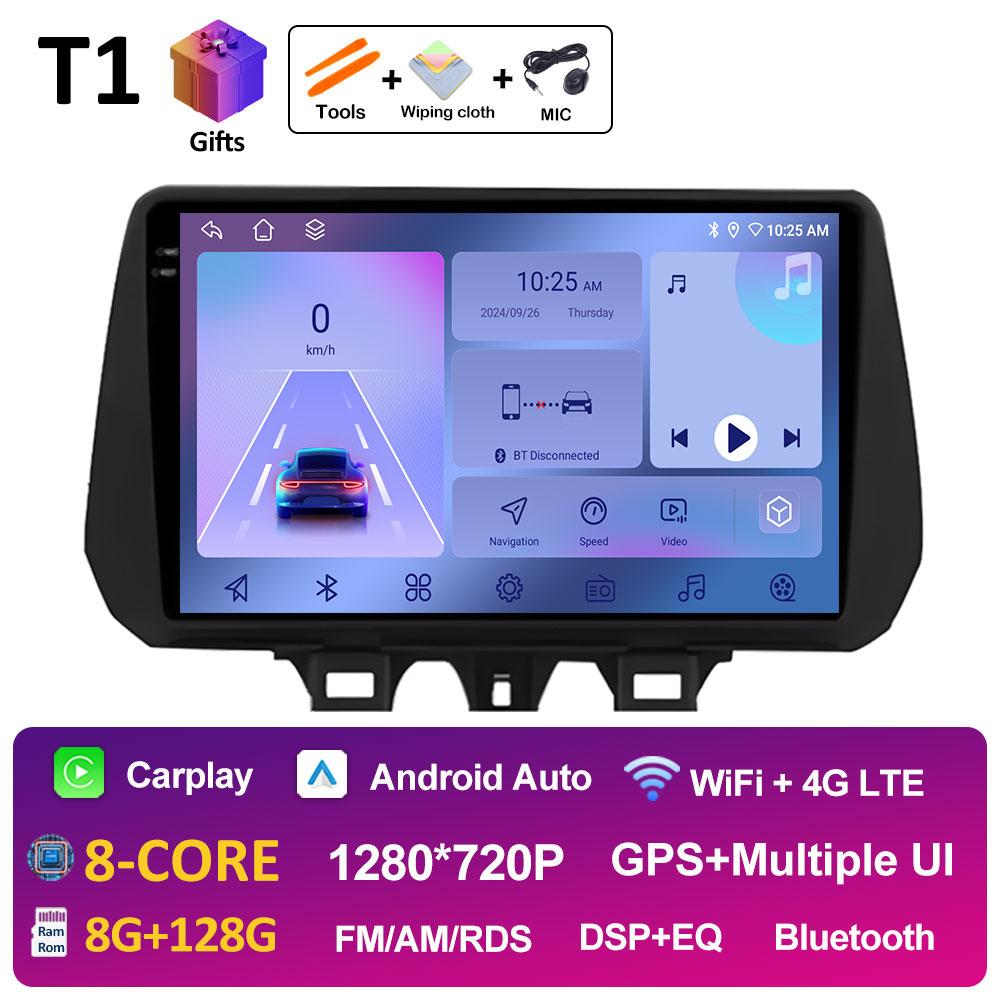GPS-навигация Автомобильное видео для Hyundai TUCSON 2019 2020 2021 Радиоплеер Авторадио Bluetooth Вентилятор охлаждения QLED IPS Экран Нет 2 din