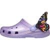 Classic Clog I Am Butterfly Удобные Прочные Низкие Детские Сандалии Детские Сандалии Фиолетовые 211262-5BN