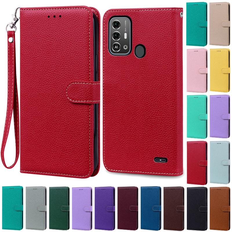 For ZTE Blade A53 Pro Case Soft Silicone Wallet Leather Case For ZTE Blade A53 Pro Case Flip Cover Coque Fundas