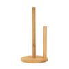 Многоразовый деревянный держатель рулонных бумажных полотенец, нескользящее основание, вертикальная подставка для салфеток, подставка для салфеток для дома