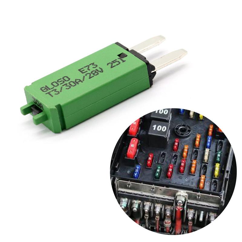 Восстанавливаемый предохранитель 14 В постоянного тока, 5 А, 7,5 А, 10 А, 15 А, 20 А, 25 А, 30 А, мини-банкомат, плавкий предохранитель, автоматическая регулировка дель карро дель барко Марина