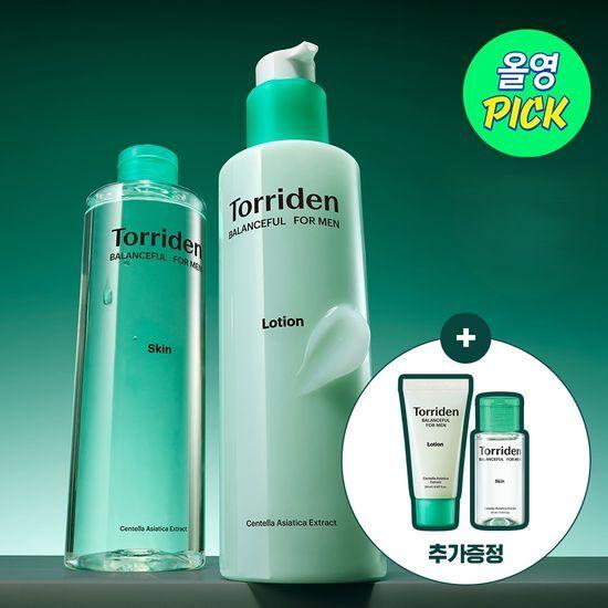 TORRIDEN Balanced For Men Cica Clearing Skin/Lotion 2-pack (+Skin 30ml + Lotion 20ml)