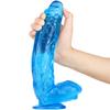 Супер большой цвет, прозрачная имитация поддельного пениса, пенис для женщин и взрослых, эротические товары для секса