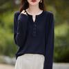 Women's Cashmere Sweater 50% Wool 50% Silk Women's Autumn and Winter Cashmere Pullover Soft and Warm