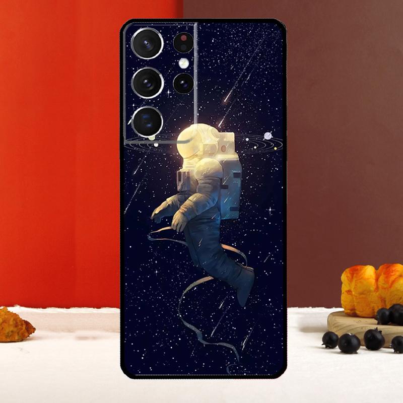 Иллюстрация Космонавта Чехол Для Samsung Galaxy S24 S25 Ultra S22 S23 Plus S20 S21 FE S9 S10 S25 FE Чехол для Телефона