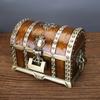 S/M/L 3sizes Europe Metal Crafts Jewelry Box Storage Jewelry Box Storage Case 2 layeTreasure Chest Jewelry Box Table Organizer