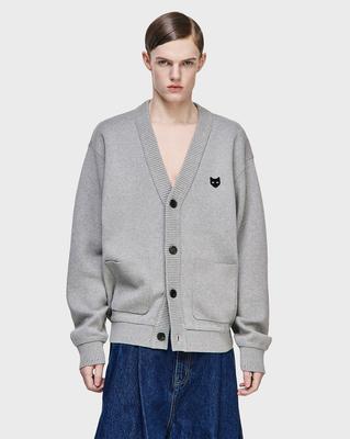 Zzero Songzio Cashmere Blend Cardigan Light Gray Sh5Kt810Lg