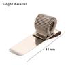 Supplies Triple Orifice Portable Single Hole Double Opening Spring Pen Clip Metal Pencil Holder
