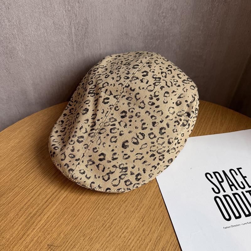 Vintage Style Femme Fatale Cap In Cotton Blend With Short Brim For Casual Wear