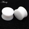 Alisouy Pair Saddle Acrylic Ear Plugs Tunnels Piercigns Plug Ear Expanders Stretchers Earring Gauges for Men Women Body Jewelry