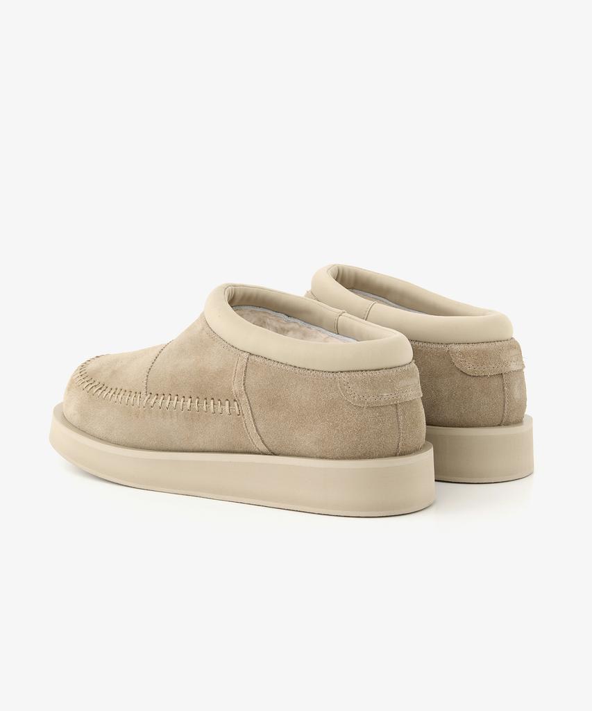 Романтичные Ботинки Croco Зимние R24U003 (Бежевая замша)
