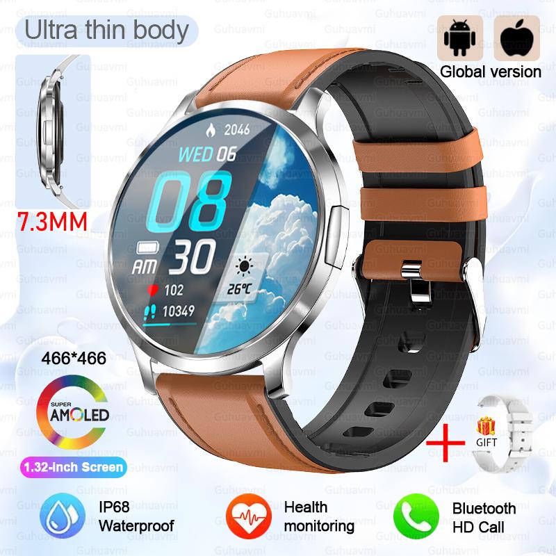Новые умные часы с Bluetooth-звонками, AMOLED-экран, женские, монитор здоровья, пульса, оксиметрия, водонепроницаемые, спортивные умные часы для женщин