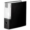 Hope File 3-hole D-ring Composite Binder 7cm, Black, 1 Piece