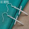 AAA Zircon Earrings Silver Fashion Jewelry