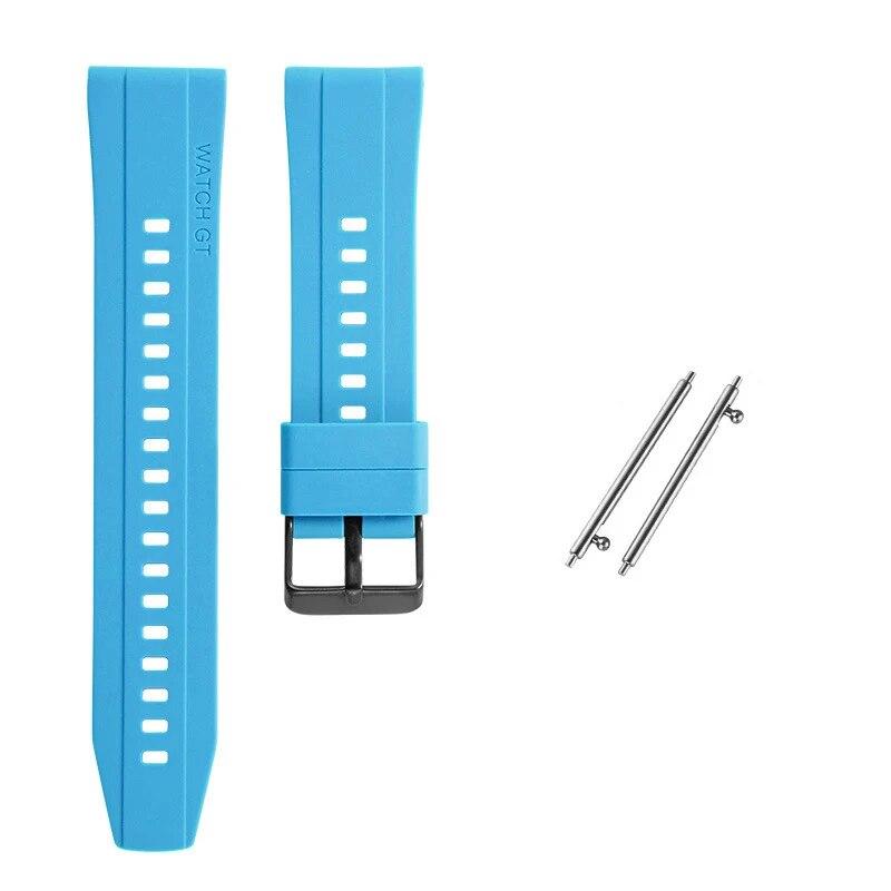 20 мм ремешок для часов 22 мм универсальный ремешок для часов силиконовый резиновый браслет ремешок на запястье легкий мягкий для умных часов