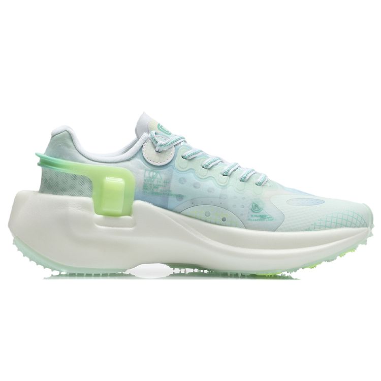 Кроссовки женские Li Ning Youxia Essential Sports Rebound Low-Top сине-зеленые ARHR054-7