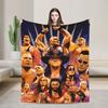 WWE Теплое Мягкое Одеяло Детское Плюшевое Плед с Графическим Рисунком Домашний Декор Фланелевое Покрывало Чехол для Дивана-Кровати