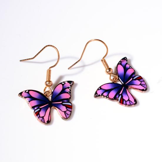 Стильные висячие серьги, противоаллергические аксессуары, винтажные красочные висячие серьги во французском стиле во французском стиле