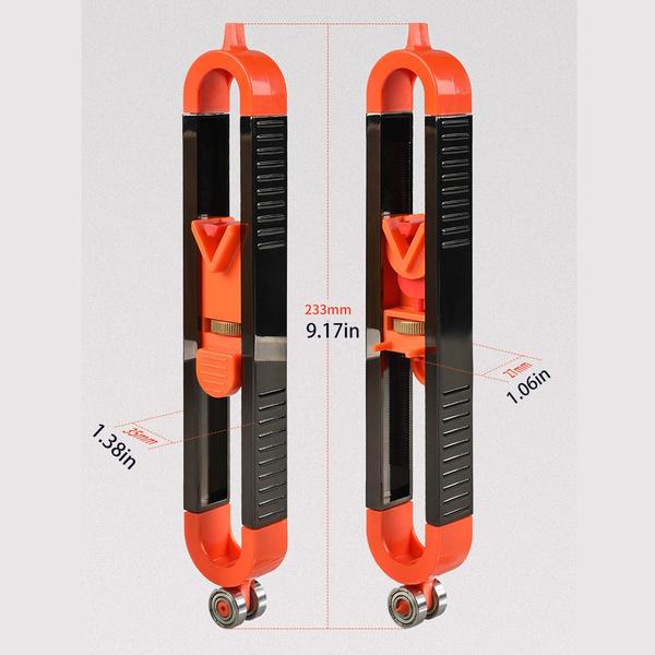 Контурная линейка Профилирующая линейка с замком Деревообработка Измерительный и формовочный формирователь, Нестандартная измерительная дуговая линейка