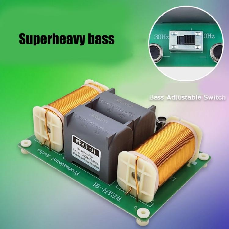 WEAH-91A/WEAH-91 2500W High Performances Subwoofer Crossover Filter Fever Level Sound Quality Adjustable for Stage
