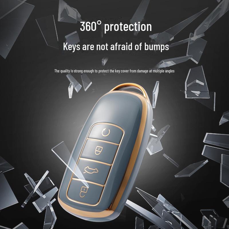 Chery Car Key Cover: Tiggo 8PLUS/7PLUS & Arrizo 5PLUS - All-inclusive Key Shell for Men and Women.