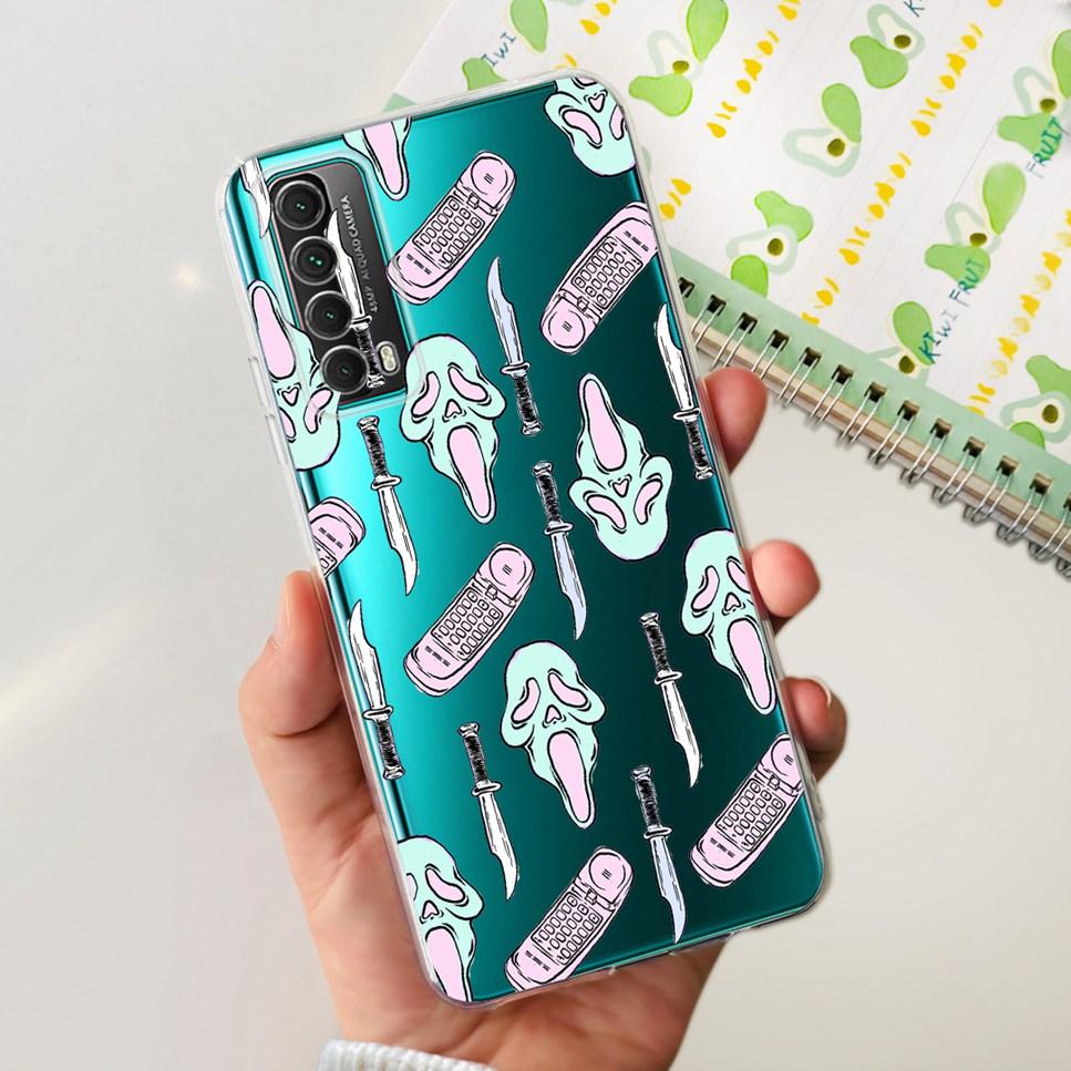 Для Huawei P smart 2021 Чехол Новый Дизайн Модный Принт Мягкий Силикон ТПУ Чехол Для Huawei P Smart 2021 PPA-LX1 Чехол для Телефона Fundas
