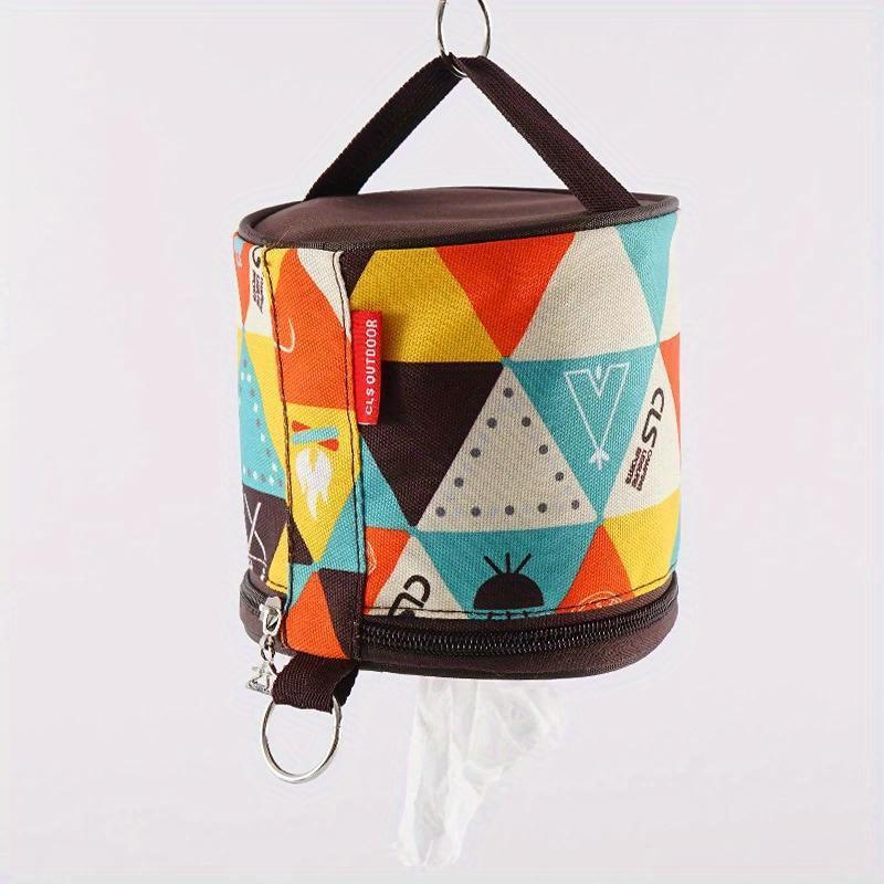 Складной держатель для туалетной бумаги в национальном стиле, переносной дорожный контейнер для хранения салфеток, контейнер для туалетной бумаги для пикника дома