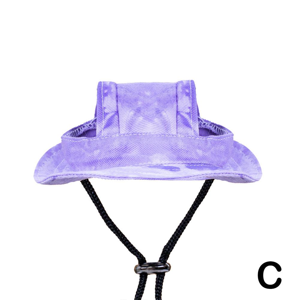 Милая шляпа от солнца для домашних животных, шляпы от солнца для кошек, бейсбольная кепка с круглыми полями, шляпа от солнца для кошек, кепки с отверстиями для ушей, регулируемые шнурки