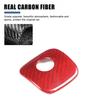 Red Real Carbon Fiber Passenger Glove Box Handle Trim For Corvette C6 2005-2013