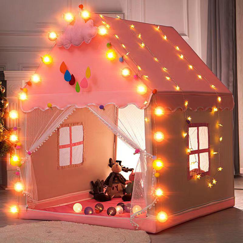 Детская палатка, игровой домик, домашний замок принцессы для мальчиков и девочек, кукольный домик, складной маленький домик