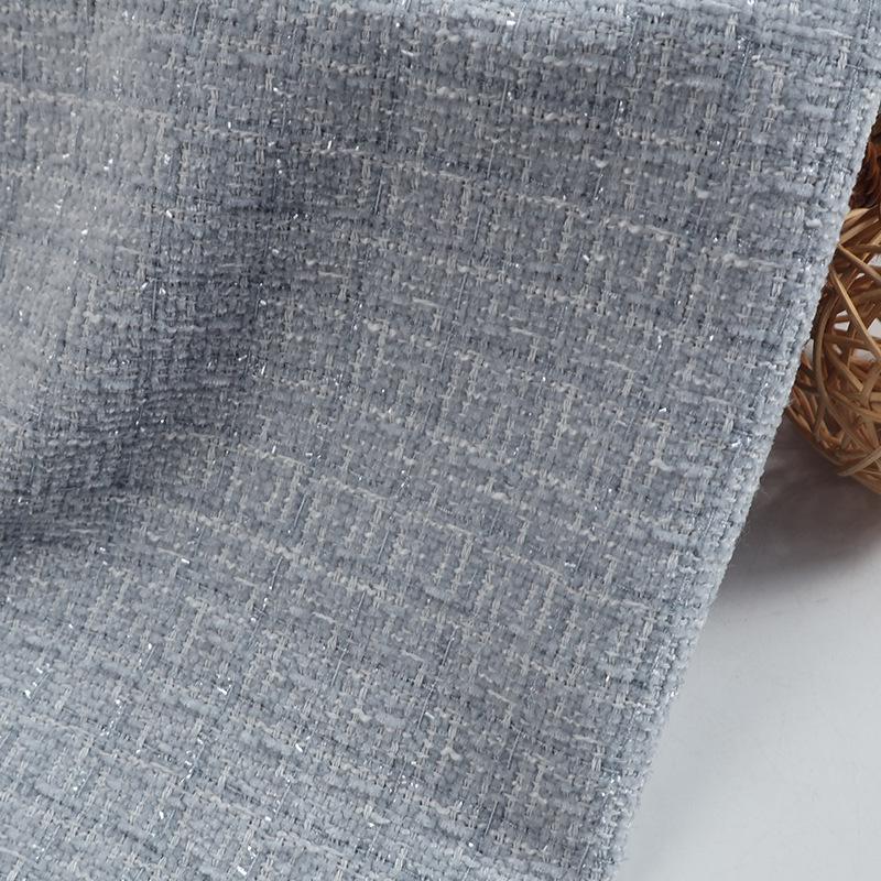 150cm Wide Korean Japanese Style Thick Weave Flannel Fabric - Polyester Wool Blend, Lightweight, Plain Colors, Ideal for Spring/Summer.