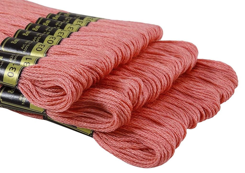 IBA Indianbeautifulart Твердые ручные стежки Швейные мотки Многожильные хлопчатобумажные нитки для вышивания