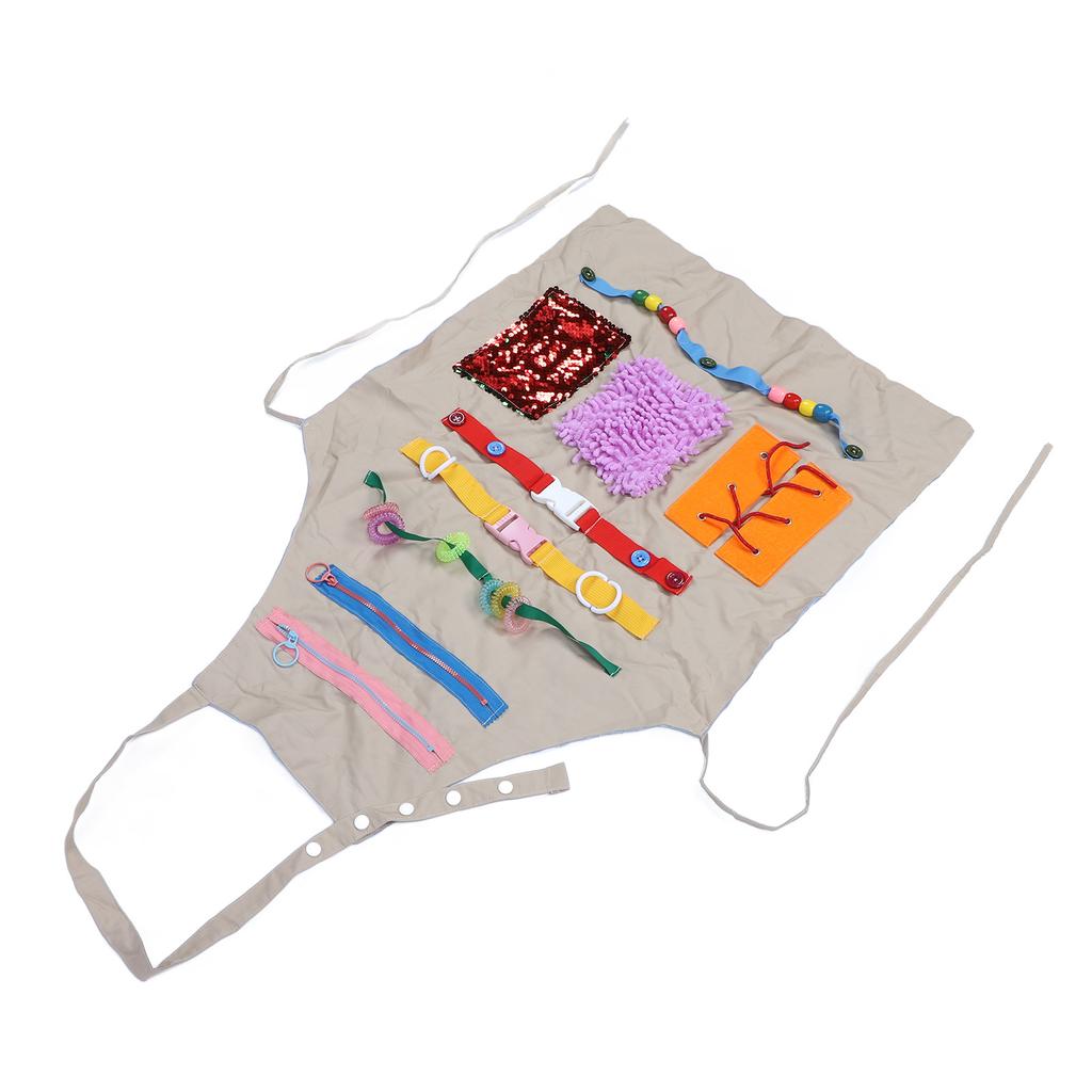 Фартук для пожилых людей с деменцией, снятие тревожности, многофункциональные одеяла для пожилых людей с деменцией, сенсорная игрушка-фартук