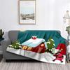 Home Decoration Plush Throw Sofa Blanket Bedspread Bed Fluffy Soft Blankets Decor Plaid Modern Halloween Merry Christmas Winter