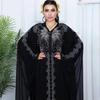 Plus Size Women's European & American Long Dress Abaya 8869