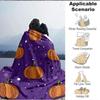 1pc Pumpkin Pattern Blanket Warm, Cozy, And Soft, Suitable for Sofas, Beds, Cars, And Office Use.Perfect for Camping And Travel, Making It a Great Gif