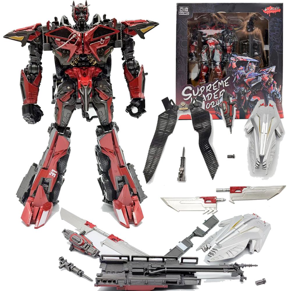 Трансформеры Sentinel Prime Пожарная машина TW-1024 Модель грузовика Автоботов Фигурка-трансформер Робот-трансформер BAIWEI TW1024 SS61 Подвижный Шарнирный