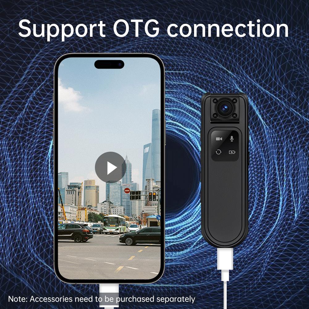 WIFI 2K камера высокой четкости инфракрасное ночное видение мотоциклетный регистратор портативная задняя клипса наружная камера