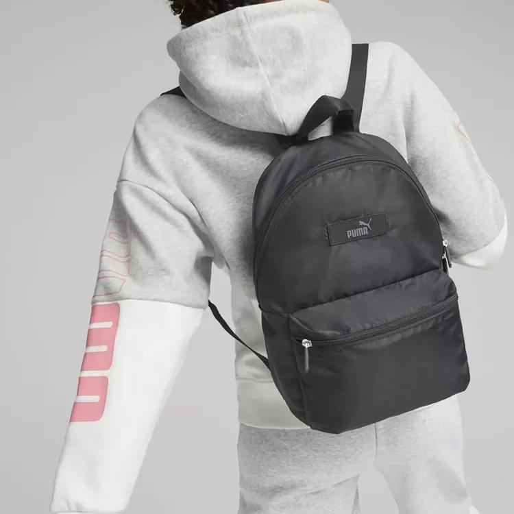 PUMA Athleisure Fabric Backpack Regular Women's Black (Unisex) Backpacks 079855 01