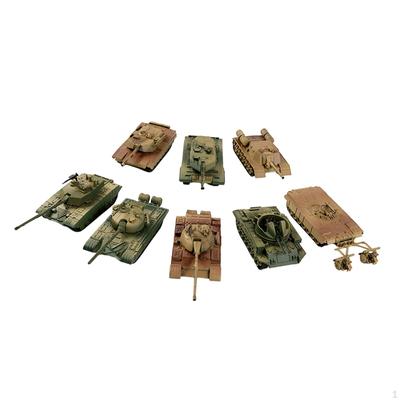 8 шт. 1/72, наборы моделей танков, игры-головоломки, строительные игрушки, сделай сам, сборка для показа детям