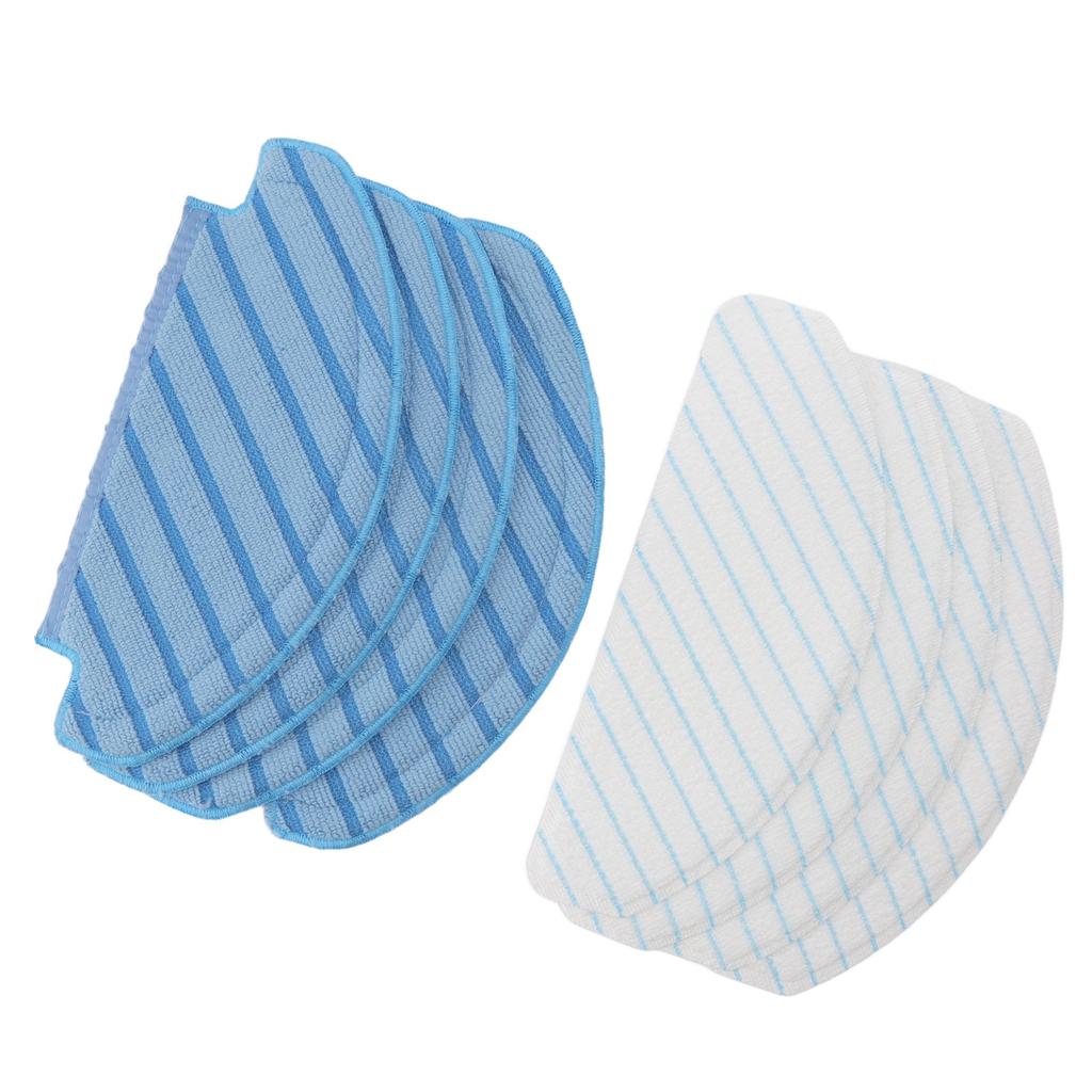 8 Pcs Mop Cloth for DEEBOT OZMO T8 T8aivi N8pro Plus Vacuum Cleaner Replacement Parts Cleaning Pads