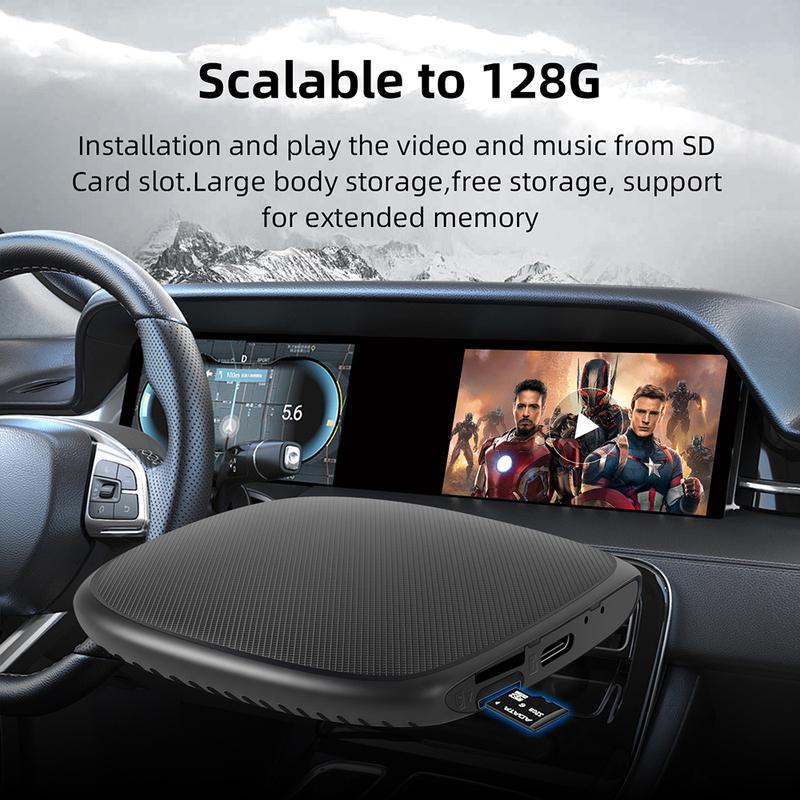 Android 13 Rhythm CarPlay AI Box Qualcomm SM6115 Беспроводной Android Auto Smart TV Box SIM 4G LTE WiFi Точка доступа Для Netflix YouTube